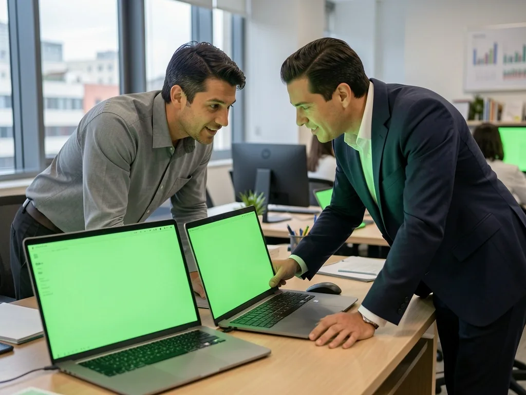 Equipo de análisis financiero trabajando con herramientas digitales